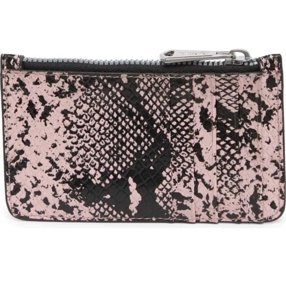 Aimee Kestenberg Melbourne Wallet Pink Snake NWT - Picture 1 of 3